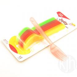 多彩喱叉，12支/板