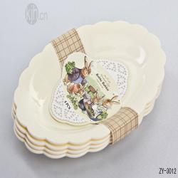 波比大號(hào)花邊橢圓餐盤