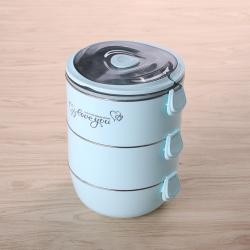 愛心大號(hào)三層不銹鋼便