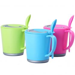 小號(hào)樂(lè)樂(lè)帶蓋杯（450ml)