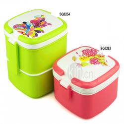 方型手提飯盒、雙層飯