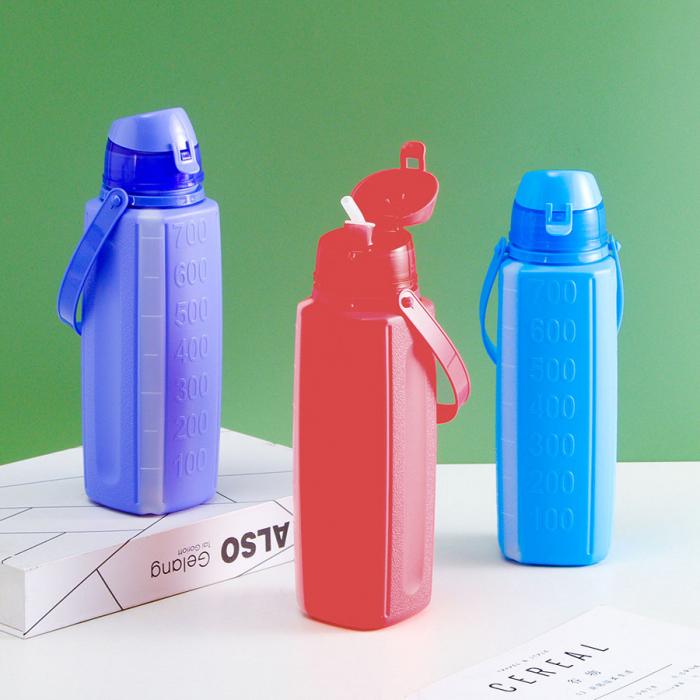 顯水線帶提手方吸管杯